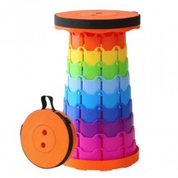 휴대용 접이식 아코디언 원형 의자