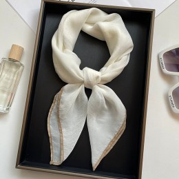 여성 컬러 쉬폰 스카프