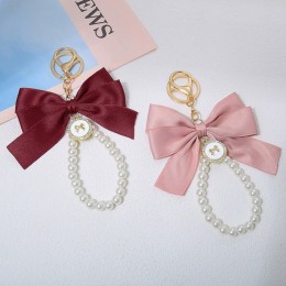 진주 리본 키링