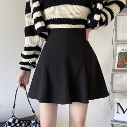 A라인 하이웨스트 숏스커트