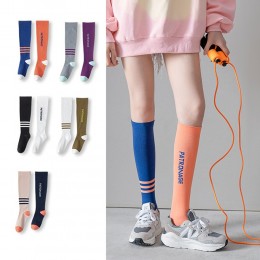 여성 스포츠 롱 압박 양말