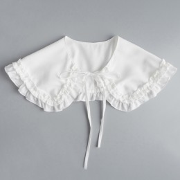 스몰 숄 드레스 러블장식 페이스카라