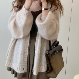 소프트터치 루즈핏 봄가을겨울 경량 가디건