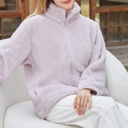 베이직 퍼 후리스 집업