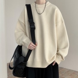 4컬러 베이직 라운드넥 풀오버