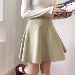 5컬러 하이웨이스트 플레어 스커트