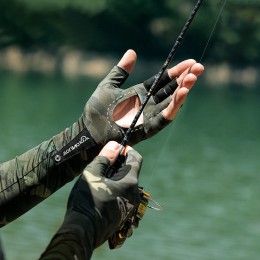 아웃도어 낚시 UV차단 반장갑
