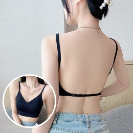 파인옷 U자형 백리스 로우컷 브래지어