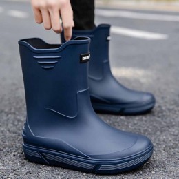 남성용 심플 3컬러 방수장화