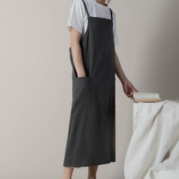 심플 단색 앞치마