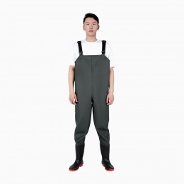 일체형 전신 멜빵 방수 작업복