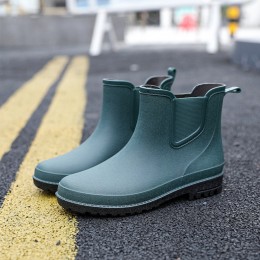 남성 베이직 3컬러 레인부츠