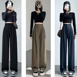 핀턱 링클프리 와이드 팬츠