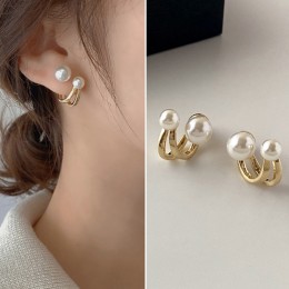 투웨이 진주 귀걸이