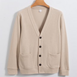 V라인 베이직 남성 가디건