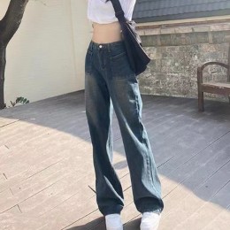 루즈핏 빈티지 와이드 청바지