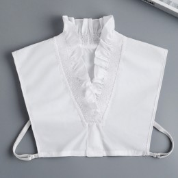 브이넥 러블 포인트 페이크 카라