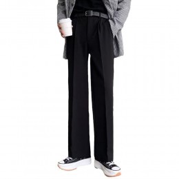 남자 세미와이드 슬랙스 팬츠