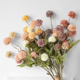 민들레 조화 장식 꽃다발