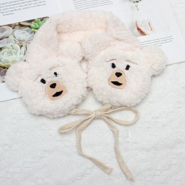 3칼라 뽀글이 곰돌이 귀마개