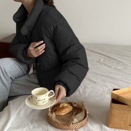 여성 5컬러 크롭 패딩 자켓