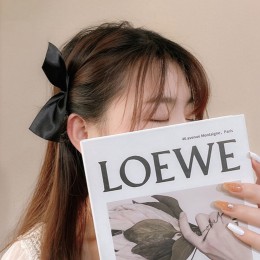 반리본 포인트 집게핀 2P