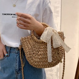 2컬러 왕골 라탄 토트백