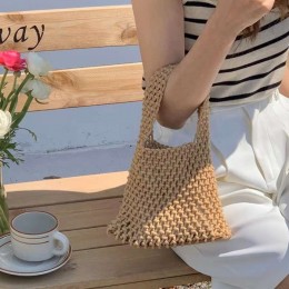 7컬러 미니 그물가방 토트백