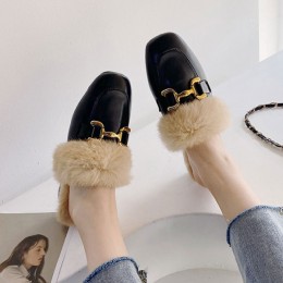 인조 토끼털 2컬러 여성 블로퍼