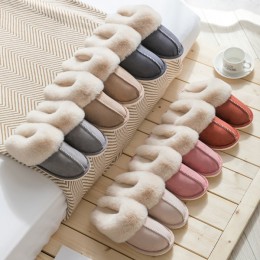 남녀공용 플랫 털슬리퍼