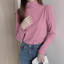 7컬러 소프트 보온 반목 티셔츠