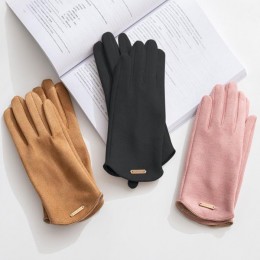 남녀 인조가죽 스마트폰 터치 장갑