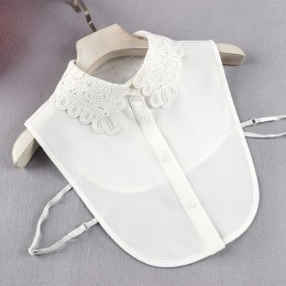 플라워 자수 레이어드 넥 케이프