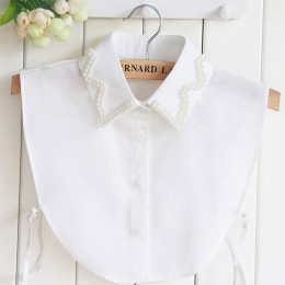 진주 포인트 레이어드 넥 케이프