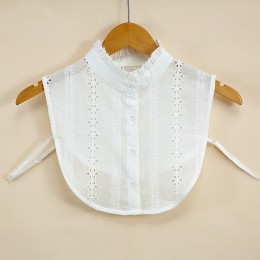 플리츠 차이나 페이크 카라