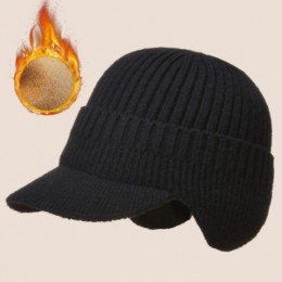 골지 니트 털안감 보온 모자