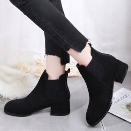 2컬러 기모안감 첼시 워커부츠