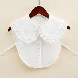 이중 프릴 빅 페이크 카라