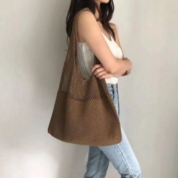 15컬러 니트 그물 가방