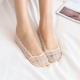 4컬러 여성 레이스 덧신