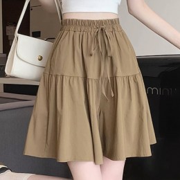 아이스 와이드핏 플레어 치마바지