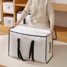 의류 투명 옷정리함 대형 옷수납 보관함 수납함 72L