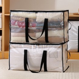 의류 투명 옷정리함 대형 옷수납 보관함 수납함 72L