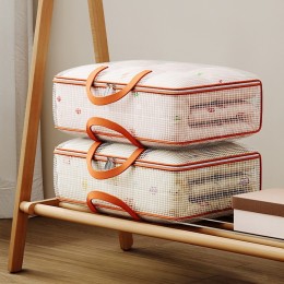 이불수납 투명 이불정리함 패브릭 옷수납 가방 보관함