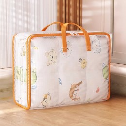 이불수납 투명 이불정리함 패브릭 옷수납 가방 보관함