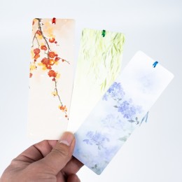 한국 수묵책갈피 종이 끈갈피 북마크 북클립