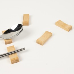 젓가락 나무 단면수저 받침 대나무 예쁜 받침대
