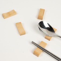 젓가락 나무 단면수저 받침 대나무 예쁜 받침대