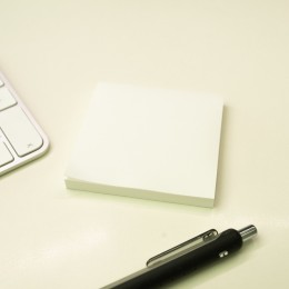 넓게붙이는 전면점착 메모지 무지 점착식 스티커 메모잇