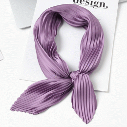 플리츠 스카프 쁘띠 주름스카프